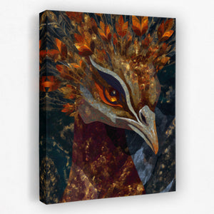 Peacock Feathered Crown