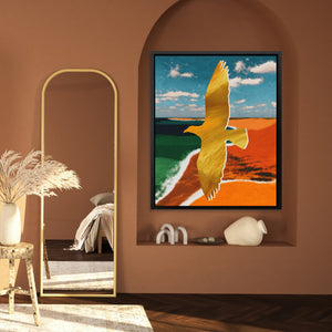 Eagle Geometric Coast - Luxury Wall Art