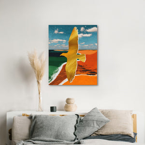 Eagle Geometric Coast - Luxury Wall Art