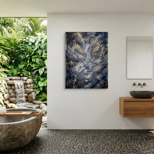 Eagle Golden Storm โ eagle golden storm sq outdoor bathroom 1port flush print