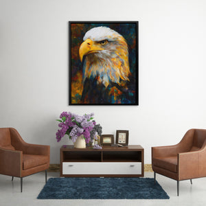 Eagle's Autumn Fire - Luxury Wall Art
