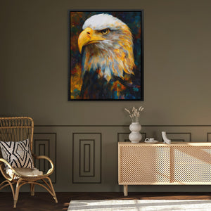 Eagle's Autumn Fire - Luxury Wall Art
