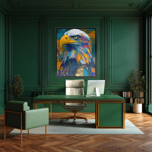 Eagle's Copper Storm - Luxury Wall Art