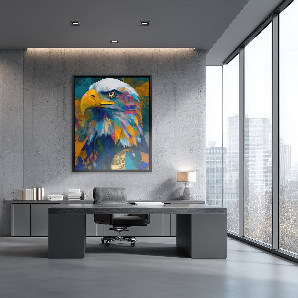 Eagle's Copper Storm - Luxury Wall Art