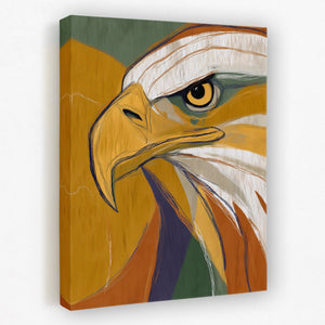 Eagle's Golden Fire - Luxury Wall Art