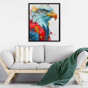 Eagle's Spirit - Wall Art in Black Frame