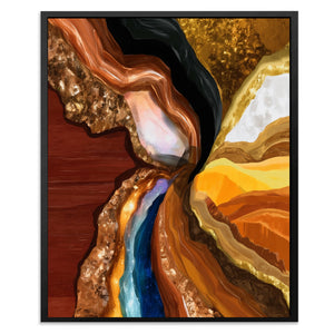 Earth Layers Reverie - Luxury Wall Art