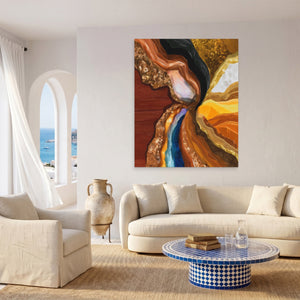 Earth Layers Reverie - Luxury Wall Art