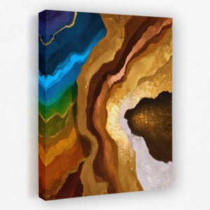 Earth Strata Abstract - Luxury Wall Art
