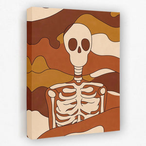 Earthbound Spirit - Dark Academia Canvas Wall Art