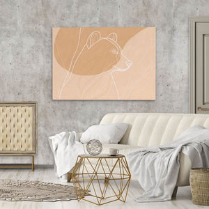 Earthly Bear - Bear Art for Bedroom