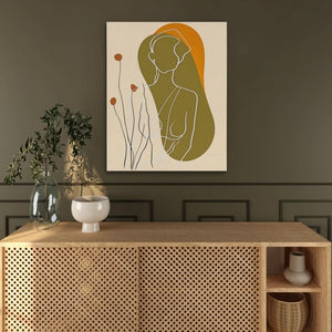 Earthly Muse - Earth Tones Wall Art for Living Room