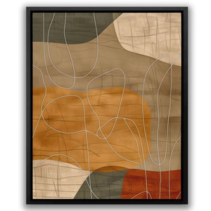 Earthly Tones - Earth Tones Nature Canvas Print