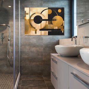 Ebony Luster - Black Canvas Print