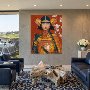 Edo Warrior Gold - Luxury Wall Art