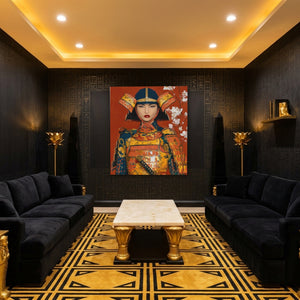 Edo Warrior Gold - Luxury Wall Art