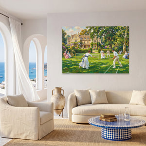 Edwardian Summer Tennis — Edwardian Summer Tennis Coast Living Room Land 19