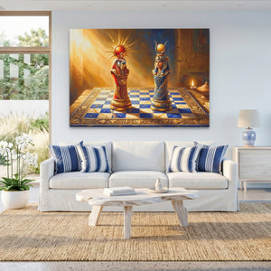 Egyptian Chess Royalty — Egyptian Chess Royalty Beach House Land 18