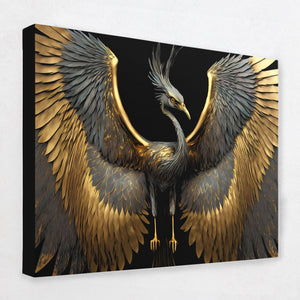 Egyptian Crane - Animals Canvas Wall Art