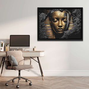 Egyptian Pharaoh Queen - Large Canvas Print