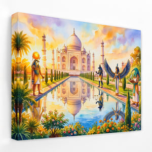 Egyptian Taj Mahal — Egyptian Taj Mahal Landscape Side View Mirror Wrap 103