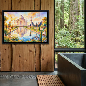 Egyptian Taj Mahal — Egyptian Taj Mahal Outdoor Bathroom Log Land 155