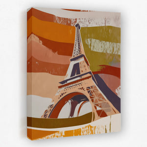 Eiffel Tower Sepia — Eiffel Tower Sepia Portrait Side View Mirror 280