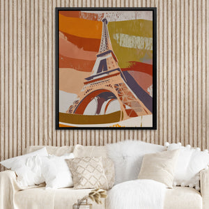Eiffel Tower Sepia — Eiffel Tower Sepia Boojie Vibe Couch Close Up 60
