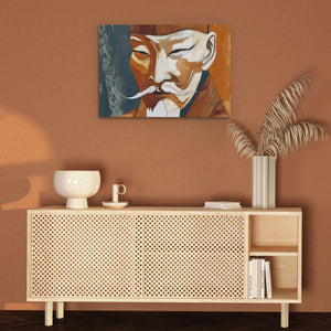 Elder Sage Portrait — Elder Sage Portrait Brown Wall 99