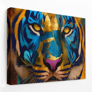 Electric Tiger Blues - Luxury Wall Art