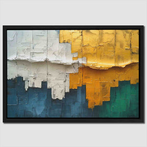 Elegant Essence - Earth Tones Oil Canvas Print