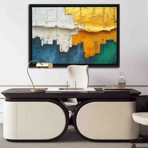 Elegant Essence - Abstract Earth Tones Canvas Wall Art