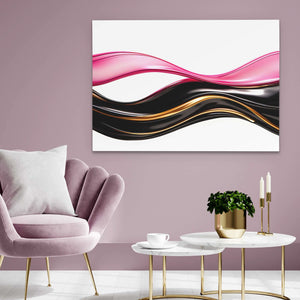 Elegant Spirit - Abstract Wall Art in Black Frame