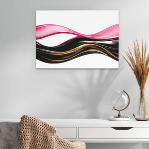 Elegant Spirit - Horizontal Wall Art in Black Frame