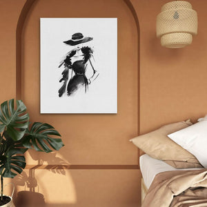 Elegant Woman - Framed Art Print