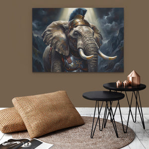 Elephant Celestial Guard — Elephant Celestial Guard brown wallroom 208
