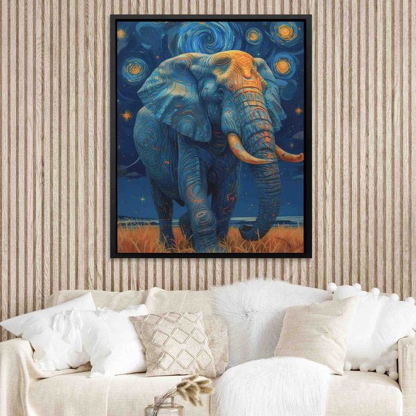 Elephant Ecstasy in a room