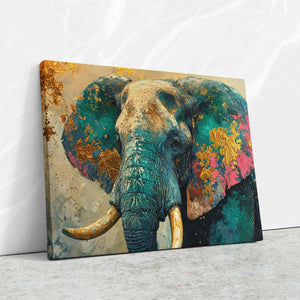 Elephant Whisperer - Green Wall Art
