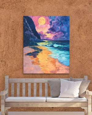 Eloquent Sunset - Beach Art for Bedroom