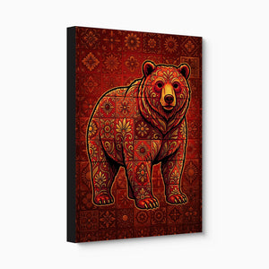 Ember Bear โ ember bear angled flush print
