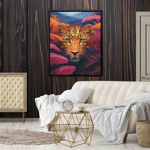 Ember Eyes - Large Watercolor Canvas Print