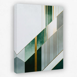 Emerald Collision - Luxury Wall Art