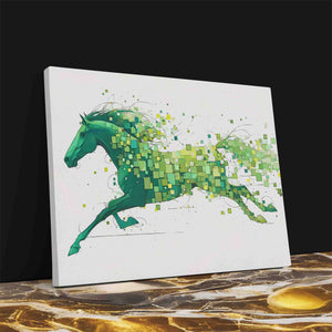 Emerald Elegance - Green Wall Art