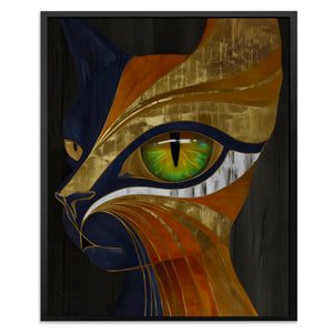 Emerald Eye Sphinx - Luxury Wall Art