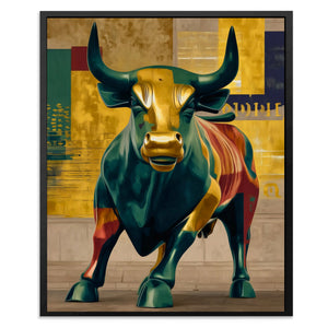Emerald Market Charge - Luxury Wall Art