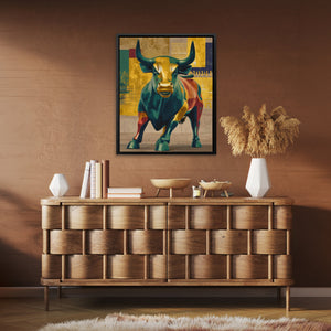 Emerald Market Charge - Luxury Wall Art