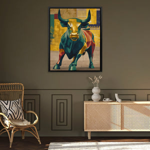 Emerald Market Charge - Luxury Wall Art