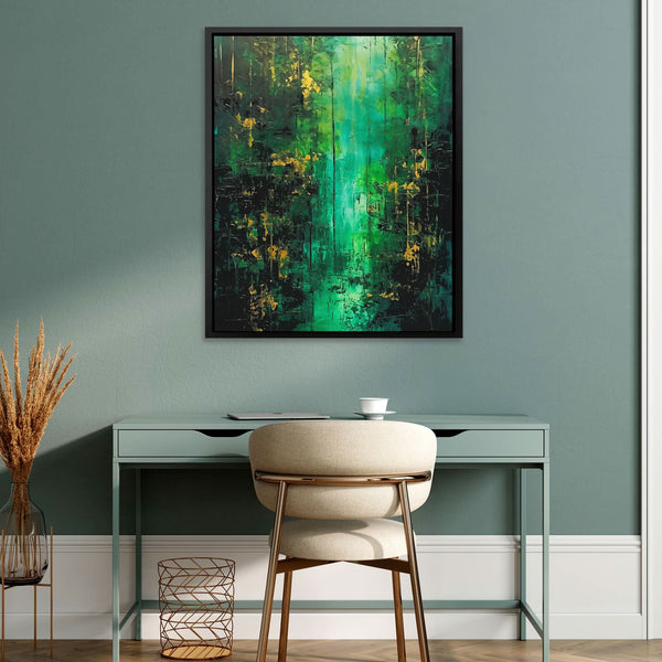 Emerald Mist in a room