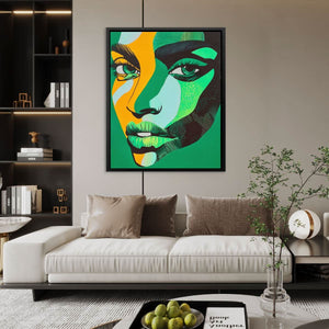 Emerald Muse - Emerald Art for Women’s Office Art