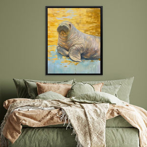 Emperor of the Ice - Wall Art in Black Frame